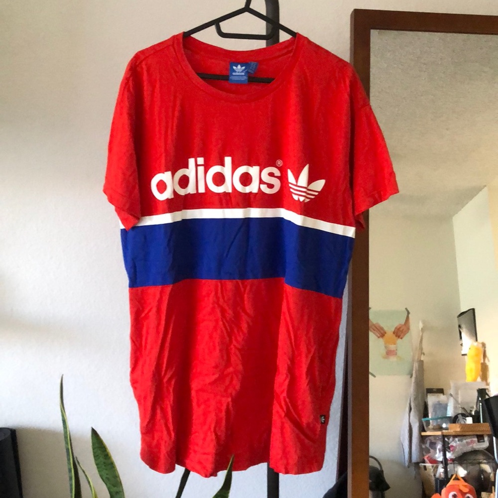 Adidas Originals Country Series T Shirt Tunic Size UK12 EU38